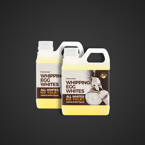 Two 1 liter pasteurized whipping liquid baking whites for baking purpose.